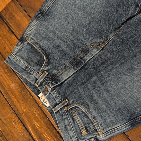 Agolde Pinch Waist High Rise Kick Jeans - Picture 4 of 8